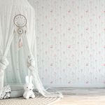 Papel de Parede Floral Delicado Minimalista