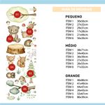 Adesivo Decorativo de Parede Infantil Floresta Encantada Aquarela