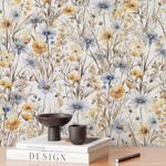 Papel de Parede Floral Aquarela