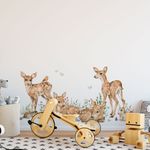 Adesivo de Parede Infantil Aquarela Cervos
