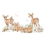 Adesivo de Parede Infantil Aquarela Cervos