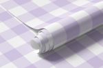  Papel de Parede Infantil Xadrez Lilás