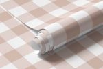  Papel de Parede Infantil Xadrez Marrom