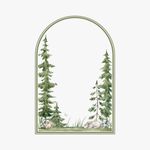 Adesivo de Parede Infantil Arco Romano Bosque Encantado Premium