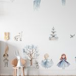 Adesivo De Parede Infantil Princesa do Gelo