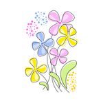 Adesivo de Parede Infantil Primavera Encantada Flores Alegres