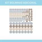 Kit Adesivo de Parede Infantil Amiguinhos da Floresta e Bolinhas