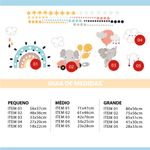 Adesivo de Parede Infantil Elefantinho no Céu com Arco-Íris e Estrelas
