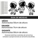 Kit Adesivos de Parede Infantil Aventura no Espaço e Astronautas