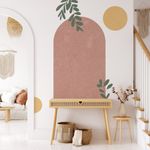 Kit Adesivos de Parede Boho Moderno Formas e Folhagens