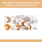 Kit Adesivos de Parede Infantil Céu Mágico Arco-íris e Nuvens