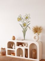 Adesivo de Parede Floral Narciso Delicado e Romântico