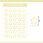 Kit Adesivos de Parede Estrelas Aquarela Coloridas