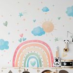Adesivo de Parede Infantil Universo Mágico Aquarela