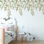 Adesivo de Parede Infantil Galhos Aquarela Estilo Boho