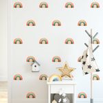 Kit Adesivos Decorativos de Parede Arco-Íris Candy Colors Alegria