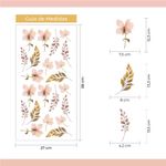 Kit Adesivos de Parede Flores Delicadas em Aquarela