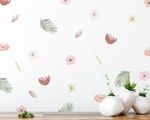 Kit Adesivos de Parede Jardim Floral em Aquarela Soft