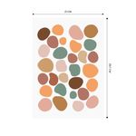 Kit Adesivos de Parede Bolinhas Irregulares Estilo Minimalista