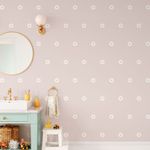 Kit Adesivos de Parede Margaridas Delicadas para Decoração