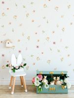 Kit Adesivos de Parede Aquarela Floral 