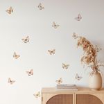 Kit Adesivos de Parede Aquarela Borboletas Mágicas