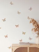 Kit Adesivos de Parede Aquarela Borboletas Mágicas
