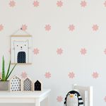 Kit Adesivos de Parede Margaridas Boho - Estampa Exclusiva