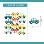 Kit Adesivos de Parede Carrinhos e Pistas de Corrida