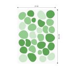 Kit Adesivos de Parede Bolinhas Irregulares Verde Natureza