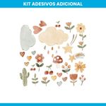 Adesivo de Parede Infantil Boho Sol e Elementos Delicados