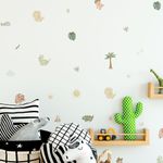 Kit Adesivos de Parede Infantil Dinossauros Baby Aquarela Coloridos