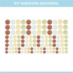 Adesivo de Parede Infantil Sol Radiante e Nuvens em Aquarela