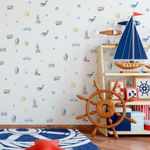 Kit Adesivos de Parede Infantil Coleção Diversão Aquarela Meninos