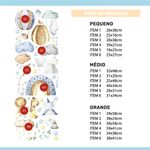 Adesivo de Parede Infantil Arco-Íris e Balões Aquarela Soft