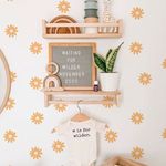 Kit Adesivos de Parede Infantil Flores Encantadas Jardim