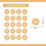 Kit Adesivos de Parede Infantil Flores Encantadas Jardim