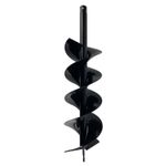Broca 80x20cm Duplo Espiral para Perfurador de Solo