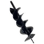 Broca 80x20cm Duplo Espiral para Perfurador de Solo