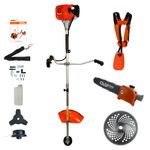 Roçadeira FAK520RB + Motopoda de Galhos + Disco 80 Dentes