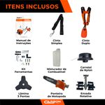 Roçadeira FAK520RB + Enxada Rotativa + Motopoda