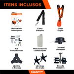 Roçadeira FAK520RB + Enxada Rotativa + Lâminas Arado