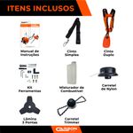 Roçadeira FAK520RB + Carretel com Corrente Trimmer