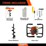Perfurador de Solo Duplo 63cc FAK630PD