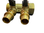 Pex Água Distribuidor 2 saídas com válvulas 1.1/4x20mm 3/24 icms
