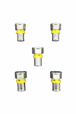 Pex Gás Conector Fêmea 20mmx1/2 Kit 5 unidades