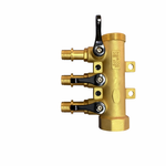 Pex Água Distribuidor 3 saídas com válvula 1.1/4x20mm 2/16 icms