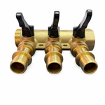 Pex Água Distribuidor 3 saídas com válvula 1.1/4x20mm 2/16 icms