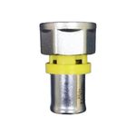 Pex Gás Conector Fêmea 16mmx1/2 Kit 5 unidades