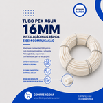 Pex Água Tubo 16mmx100m Br